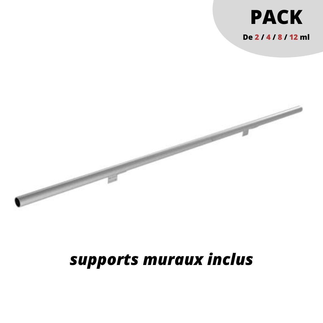 Rambarde SECO gris inox